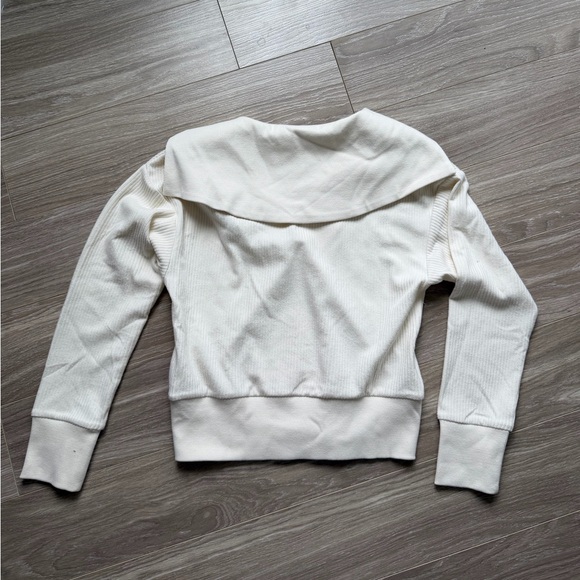 Varley NWT Women’s Maguire Half Zip Sweater Egret Cream Sz XS - Picture 11 of 13